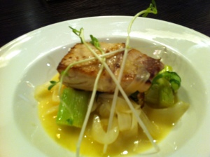 Seared King Fish in Fennel Jus